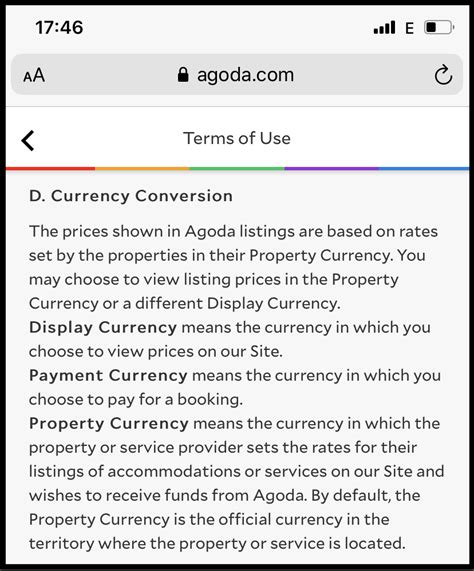 agoda currency